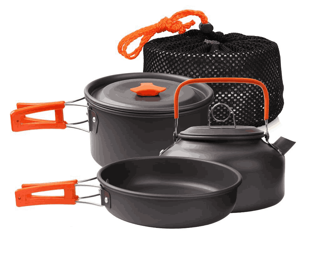 Camping cooking set — camping gear rental in Sri Lanka | Nature Nest