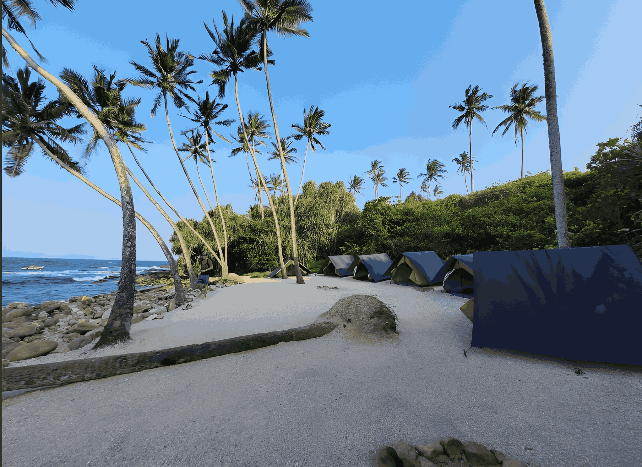 Sri Lanka camping — Coastal Paradise Retreat (Beach Camping) | Nature Nest