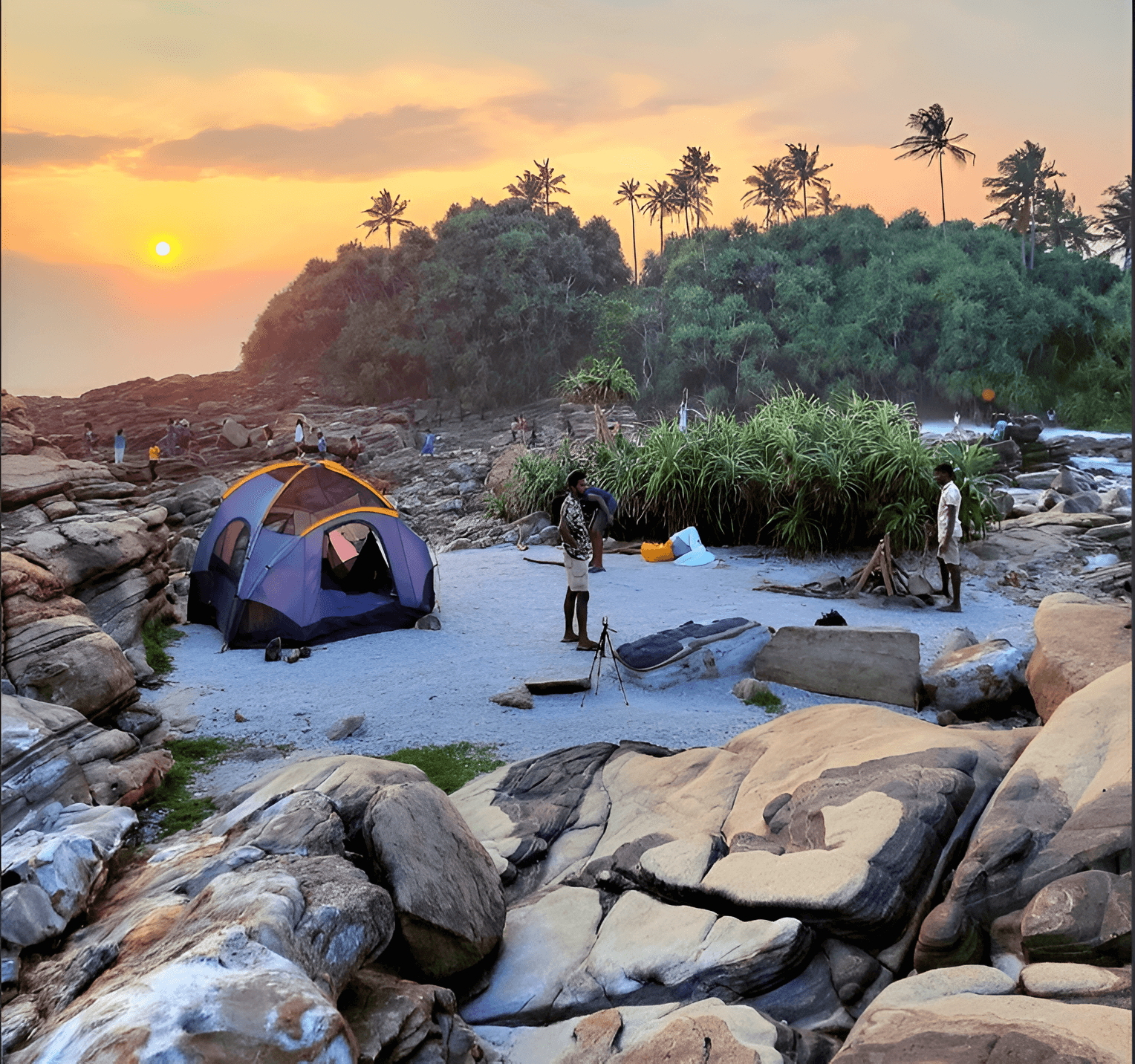 Sri Lanka camping — Seaside Adventure Camp (Beach Camping) | Nature Nest