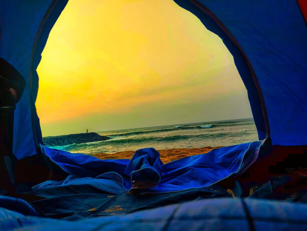 Sri Lanka camping — Ussangoda Mystical Dawn (Morning Vibes) | Nature Nest